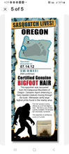 画像をギャラリービューアに読み込む, Bigfoot Novelty Bigfoot Sasquatch Hair Sample - Tracking Hunter Hunting -