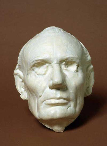 Abraham Lincoln Life Mask Volk Cast (Plaster)