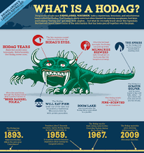 Load image into Gallery viewer, Hodag Cryptid postcards