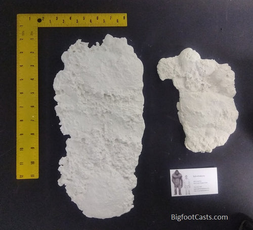 1991 Bigfoot Oil City, Pa. Sasquatch, Yeti, Full Foot and Heel Cast Set (1991  Oil City, PA. 1991